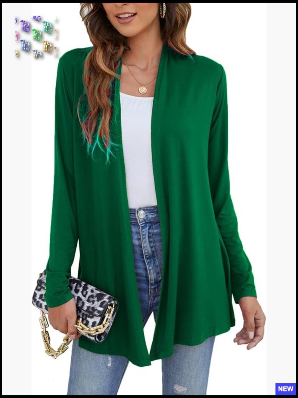 Lightweight Open Front Cardigan Long Sleeve Soft Drape Casual Chic Minimal